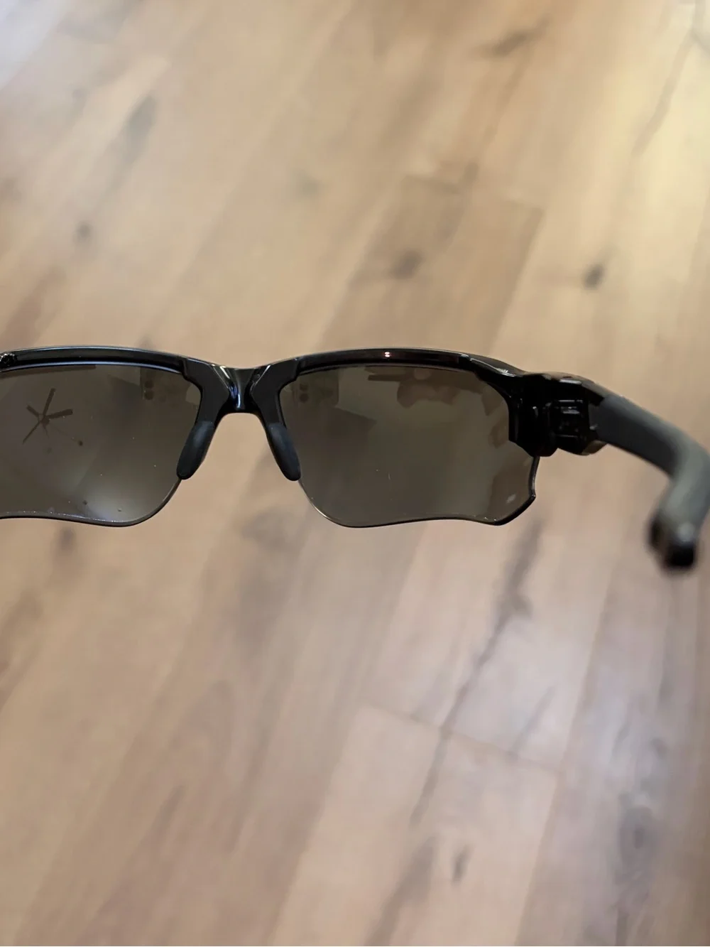 Oakley Flak Draft Polished Black/Gray Sunglasses OO9364-0167 NWOT No Case